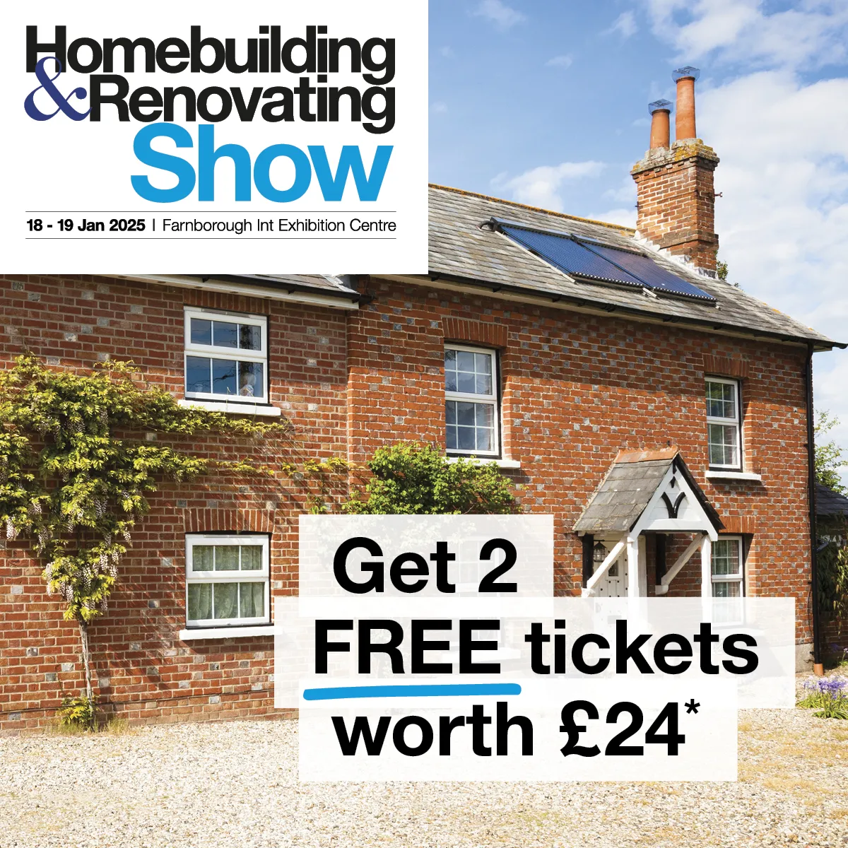 FREE TICKETS -<br />
The South East Homebuilding & Renovating Show 2025